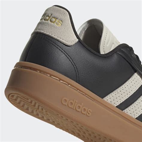 adidas grand court heren zwart|adidas Men's Grand Court Sneaker .